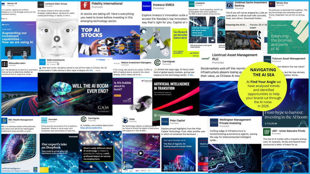 Wealth management AI advertising